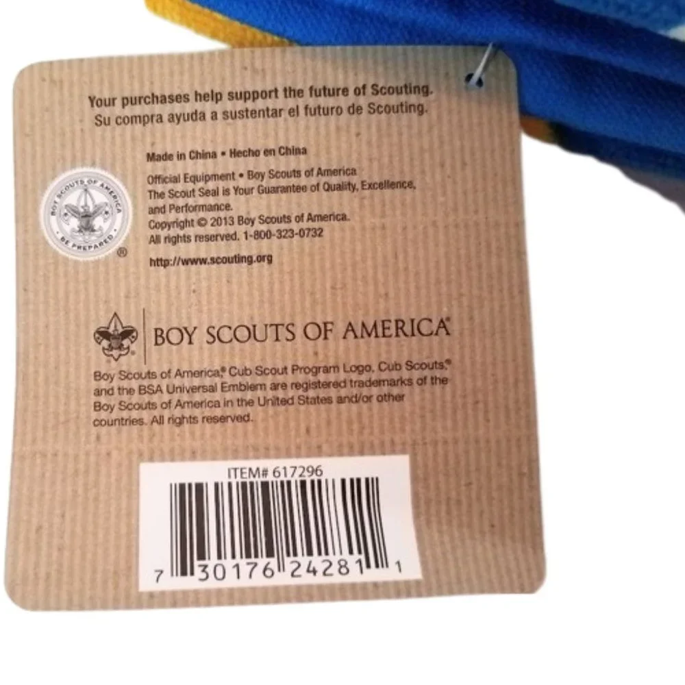 CUB SCOUTS Boy Scouts of America - Blue Camp Beach Pool Bath Towel - New